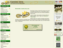 Tablet Screenshot of camino-inca.com
